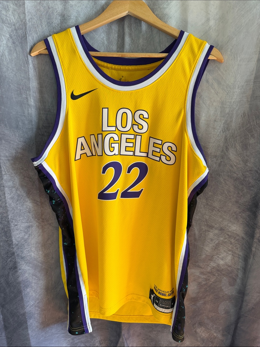 Authentic Nike Cameron Brink Jersey - Rebel Edition - Los Angeles Basketball